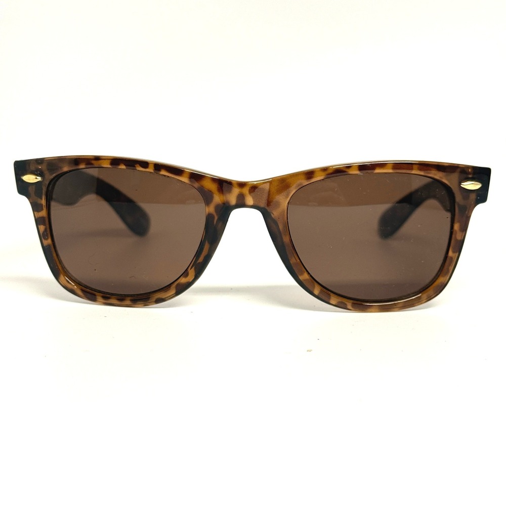 Lucky Brand Dusk Tortoise‎ Sunglasses 50-23-144 Brown Lens Square Wayfarer Style